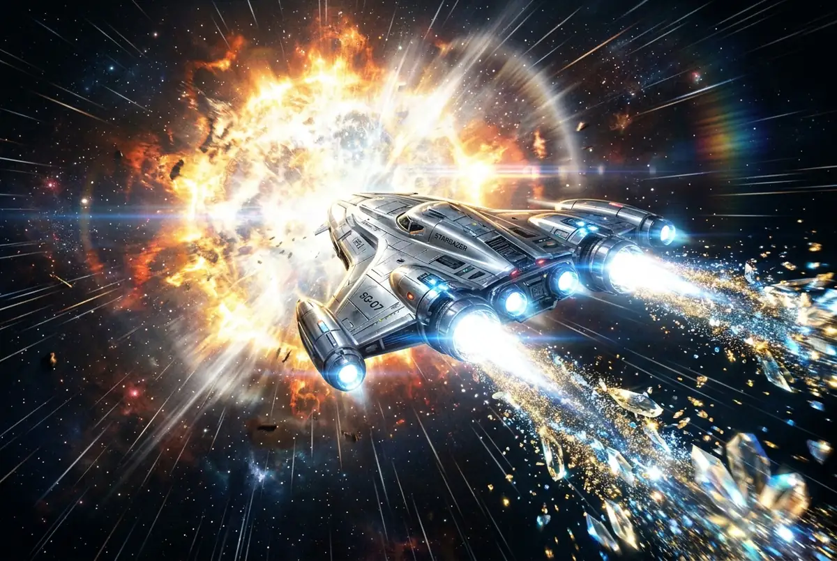 Supernova Escape Crash